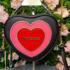 Juicy Couture, Love Never Dies Mini Crossbody Purse, Black